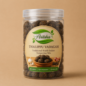 Aritsha Thalippu Vadagam - Traditional Homemade South Indian Tempering Mix