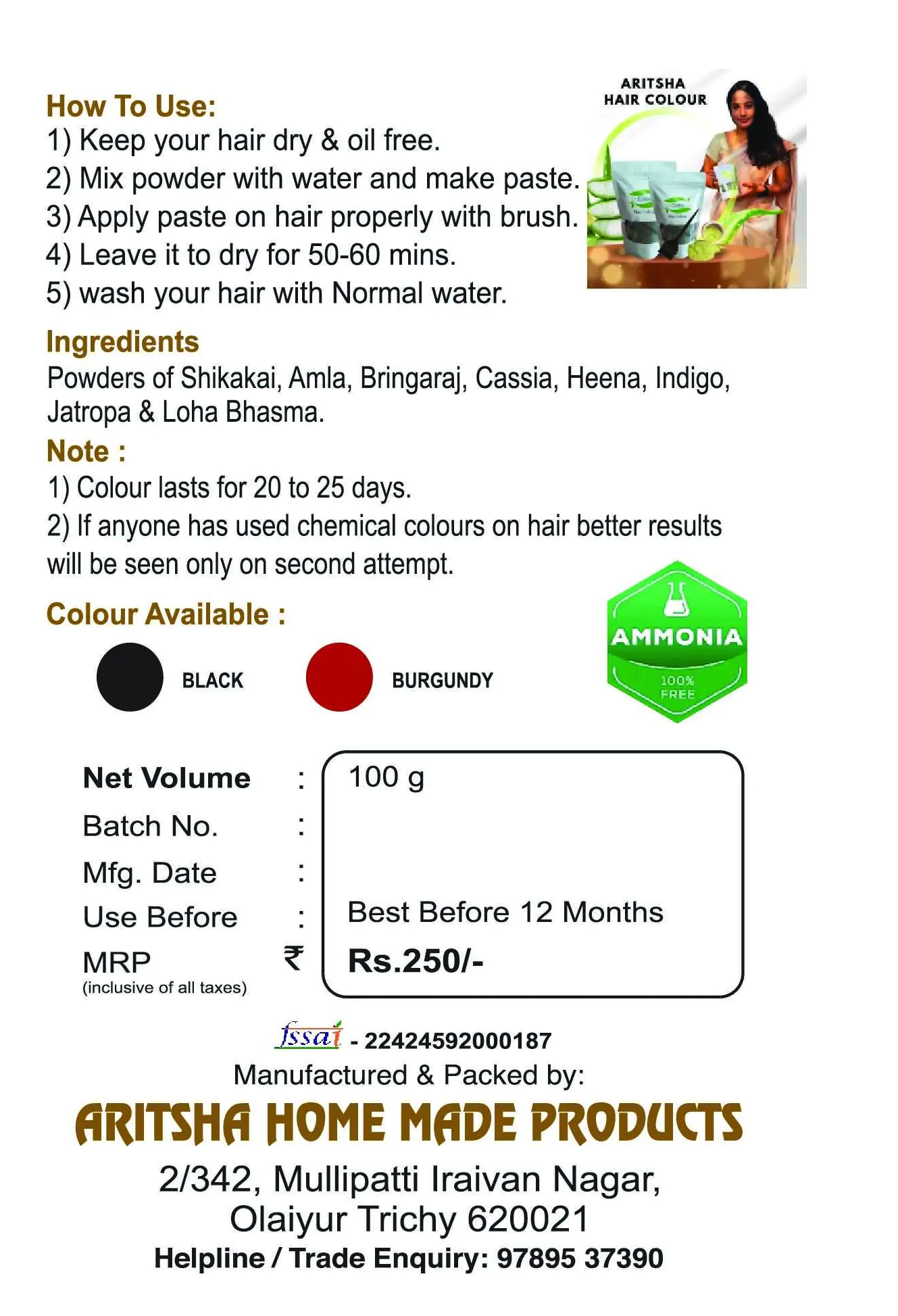 Hair Dye Long-Lasting Color - Image 3