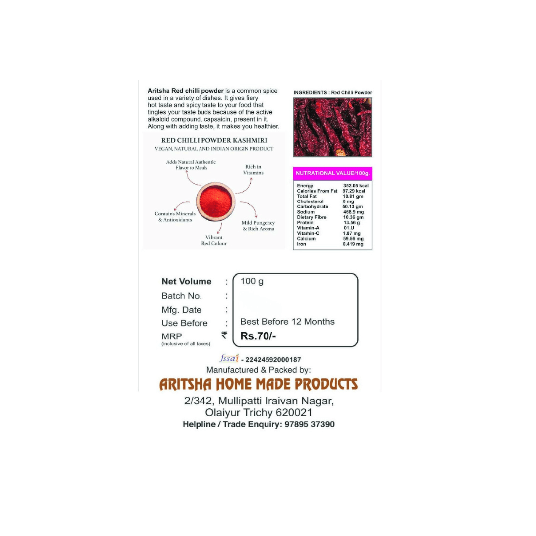 Kashmiri Red Chilli Powder