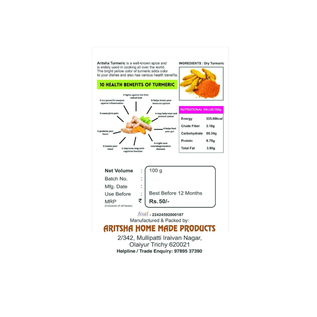 Organic Turmeric Powder - Image 3