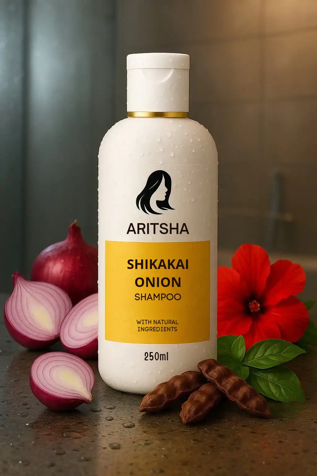 Aritsha Shikakai Onion Shampoo - Image 4
