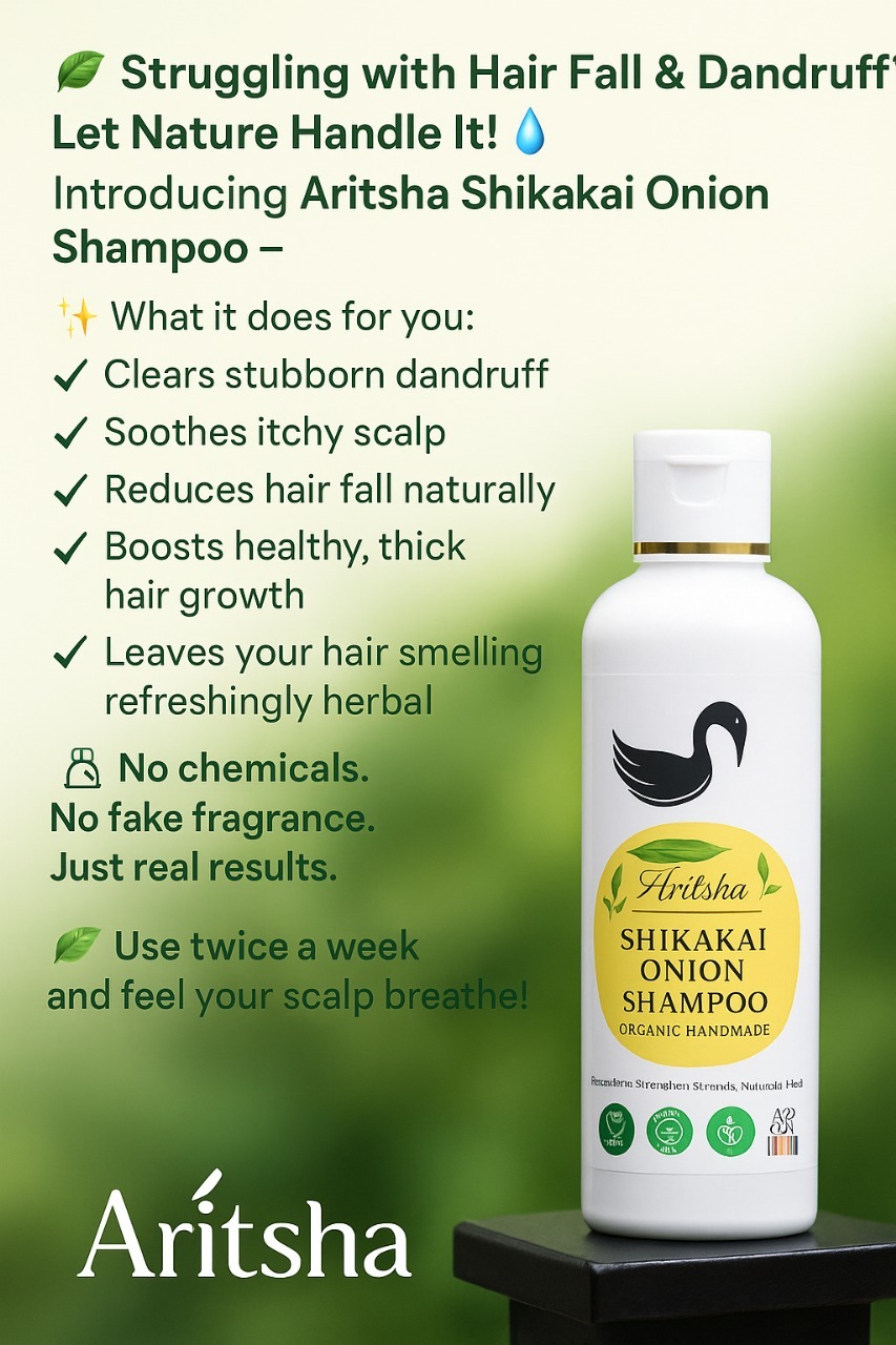 Aritsha Shikakai Onion Shampoo - Image 2