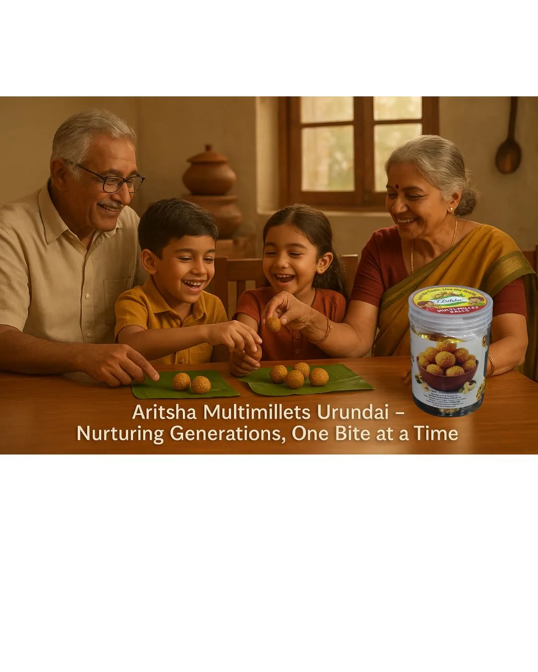 Aritsha multimillets urundai (Millet Magic Bites) - Image 6