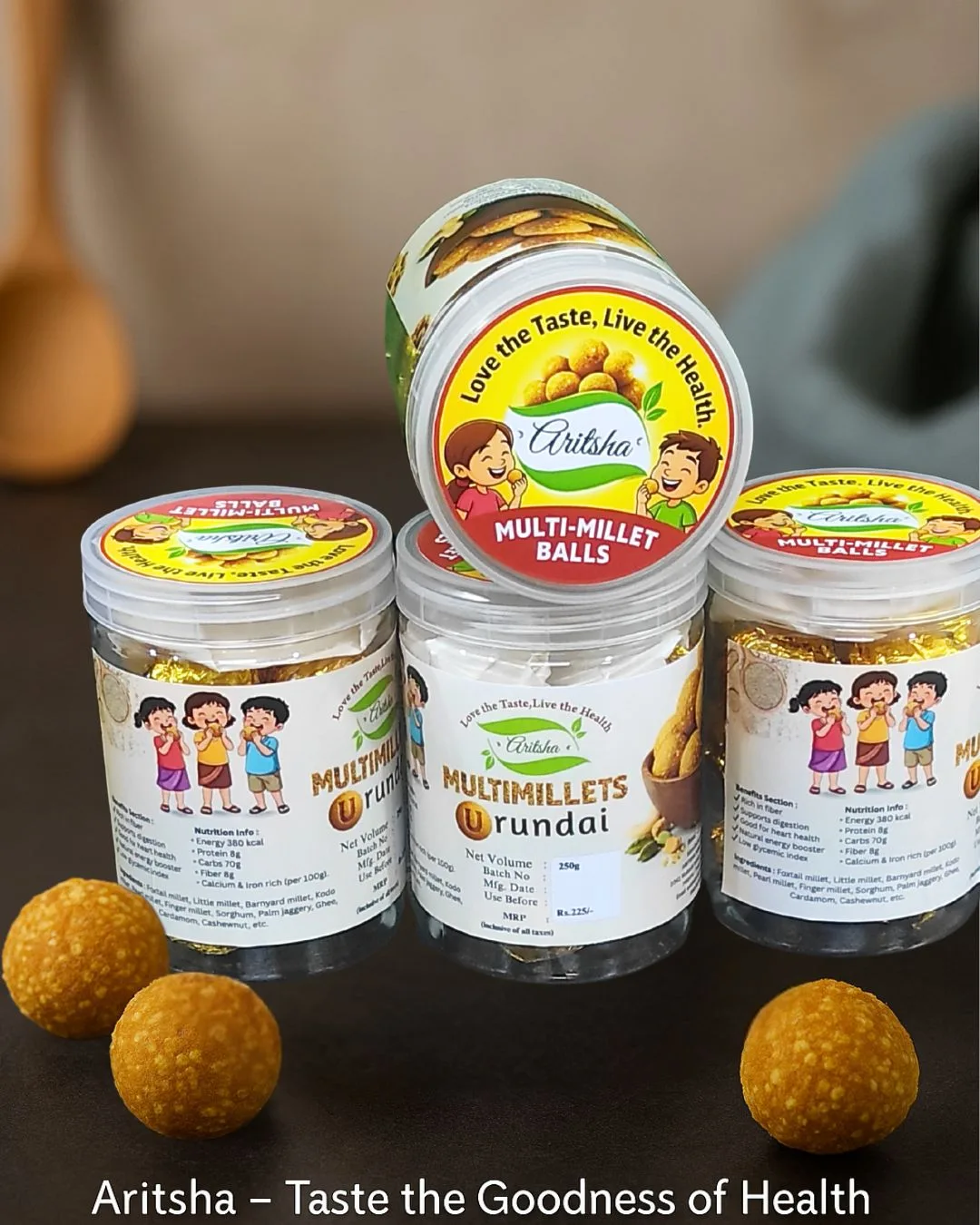 Aritsha multimillets urundai (Millet Magic Bites) - Image 3