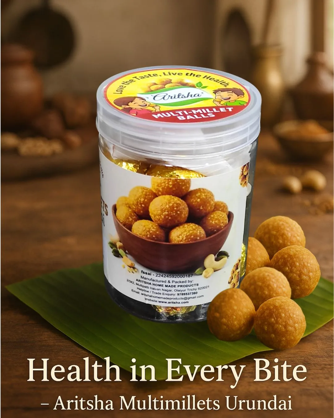 Aritsha multimillets urundai (Millet Magic Bites) - Image 4