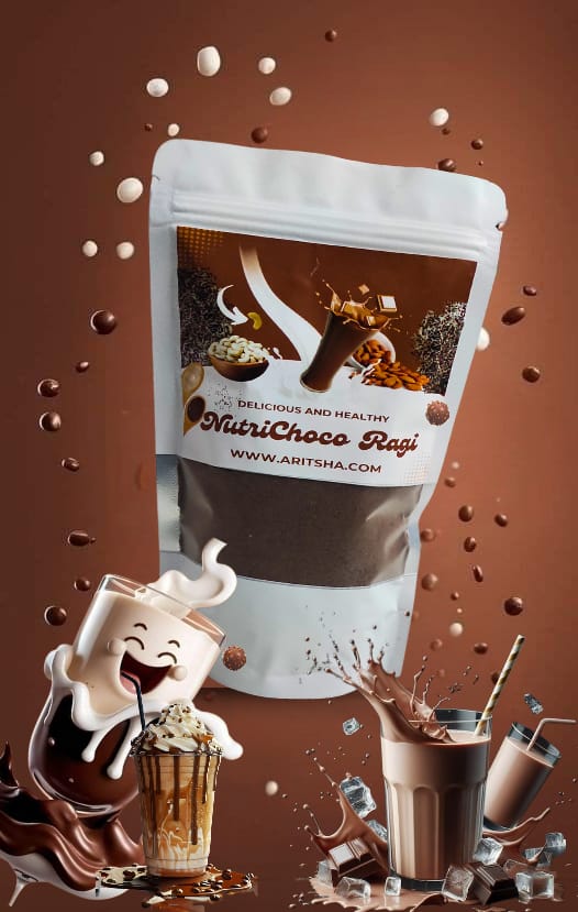 Nutrichoco Ragi Malt by Aritsha – Healthy millet drink powder