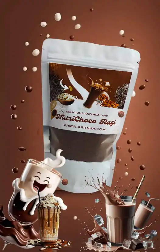 Nutrichoco Ragi Malt by Aritsha – Healthy millet drink powder