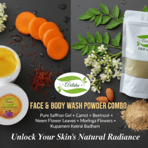 Aritsha Unisex Face Body wash herbal Powder